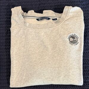 Cutter & Buck Light Gray Pebble Beach Crewneck Sweatshirt